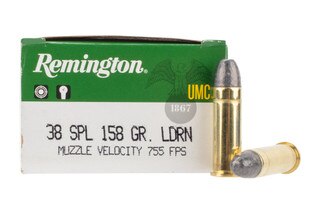 Remington UMC 38 Special 158Gr Lead Round Nose - Box of 50